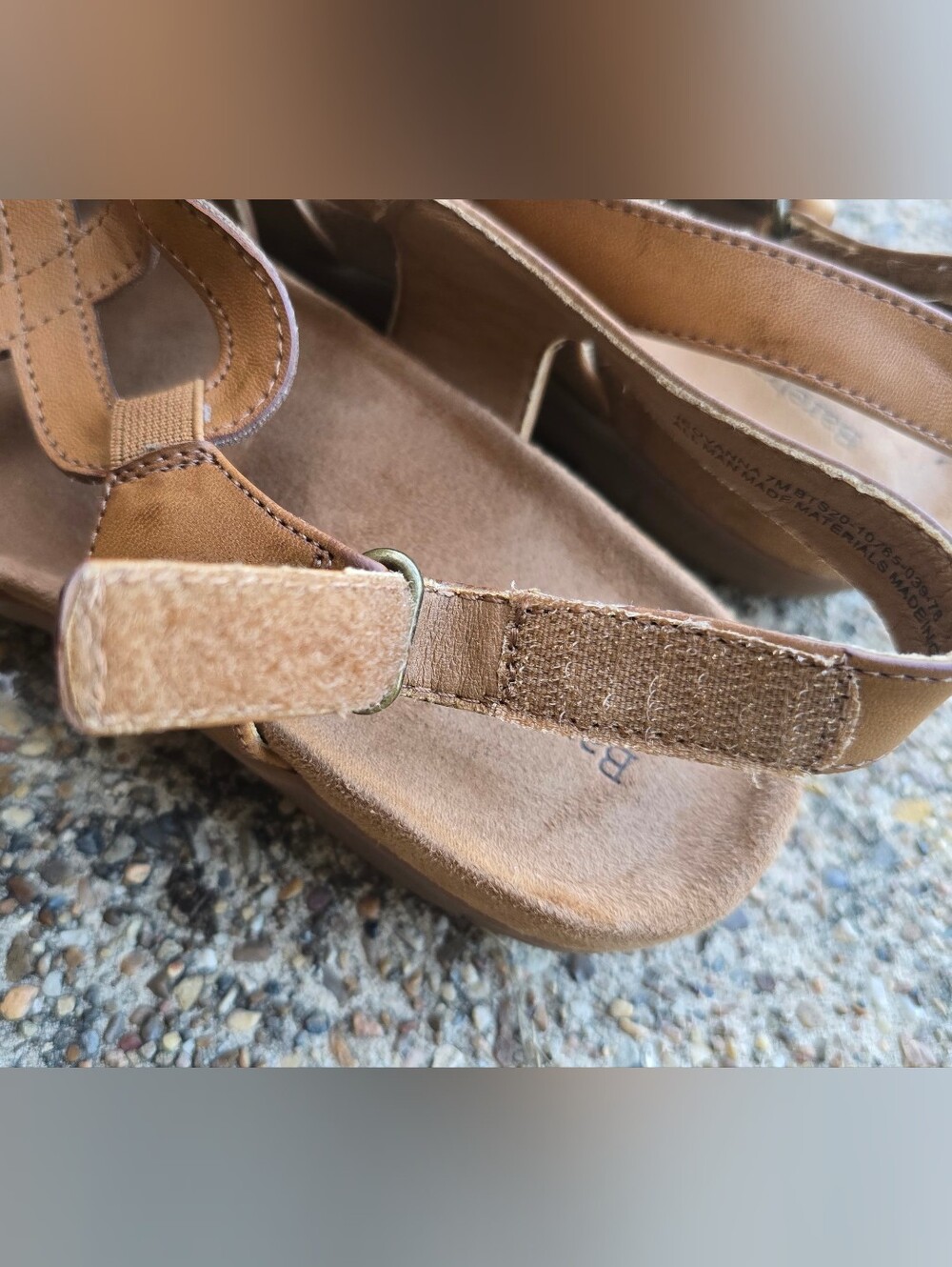 Baretraps Giovanna Brown Comfort Slingback Sandals Women's Size 7 - Picture 4 of 9
